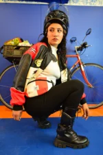 Riñonera Zuzena Galiana Studio cruzada, riñonera ergonómica upcycling